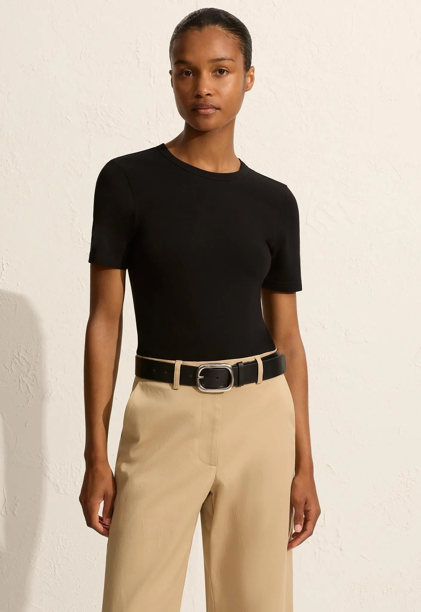 Straight Twill Trouser - Sand sold by Matteau product image thumbnail 2