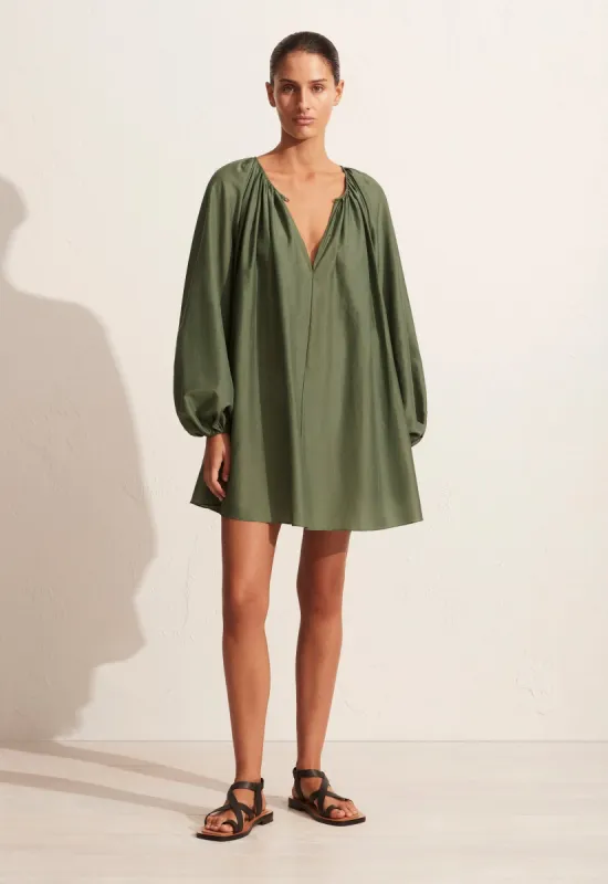 The Voluminous Mini Dress - Fern sold by Matteau