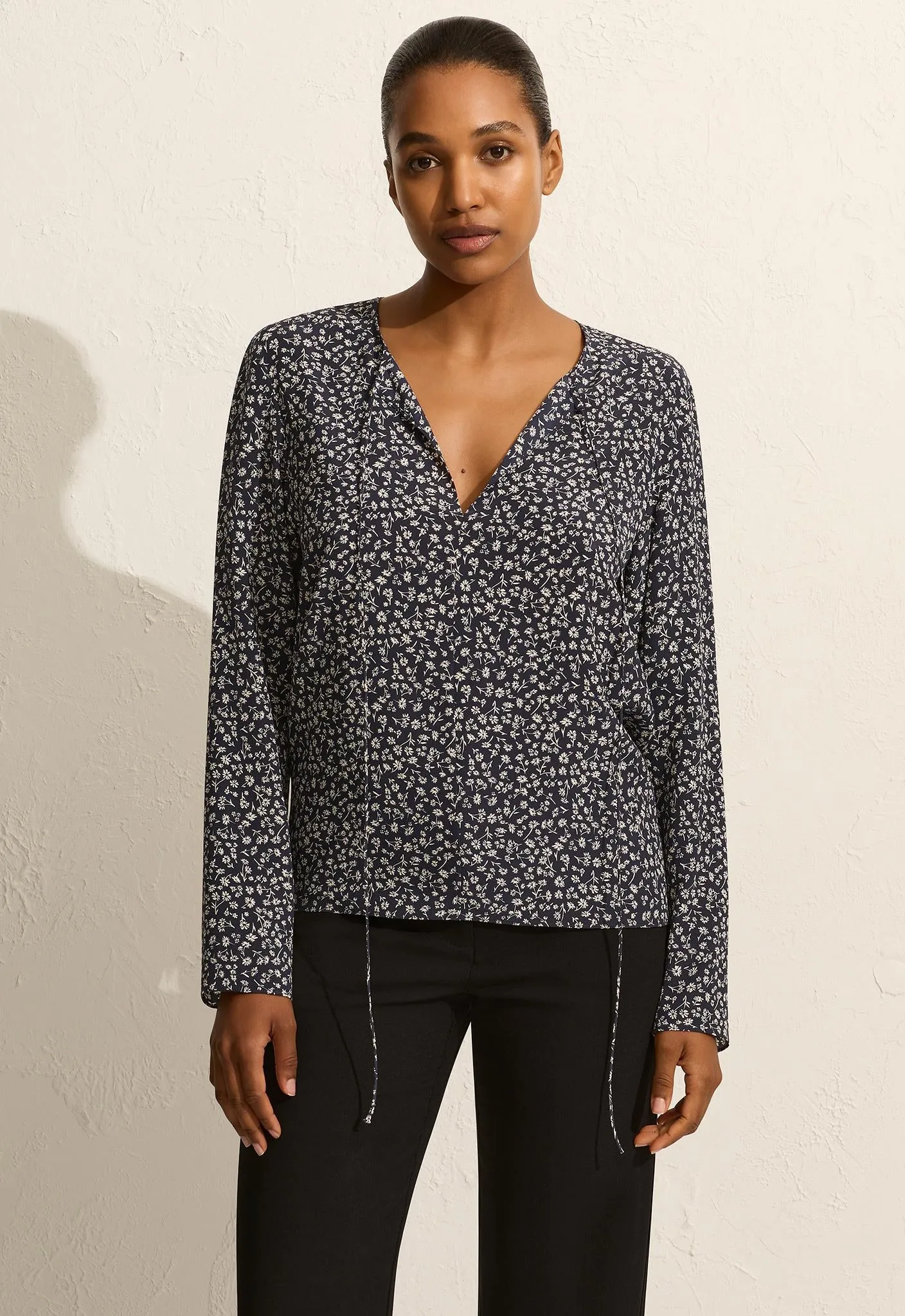 Popover Tie Blouse - Dandelion sold by Matteau product image thumbnail 2