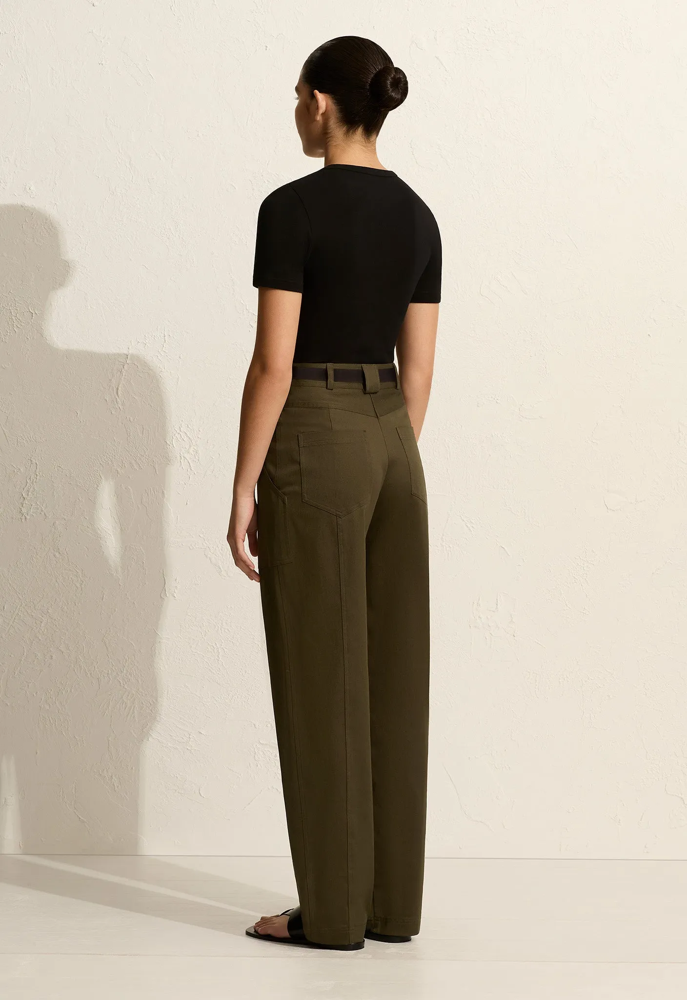 Utility Trouser - Olive sold by Matteau product image thumbnail 4