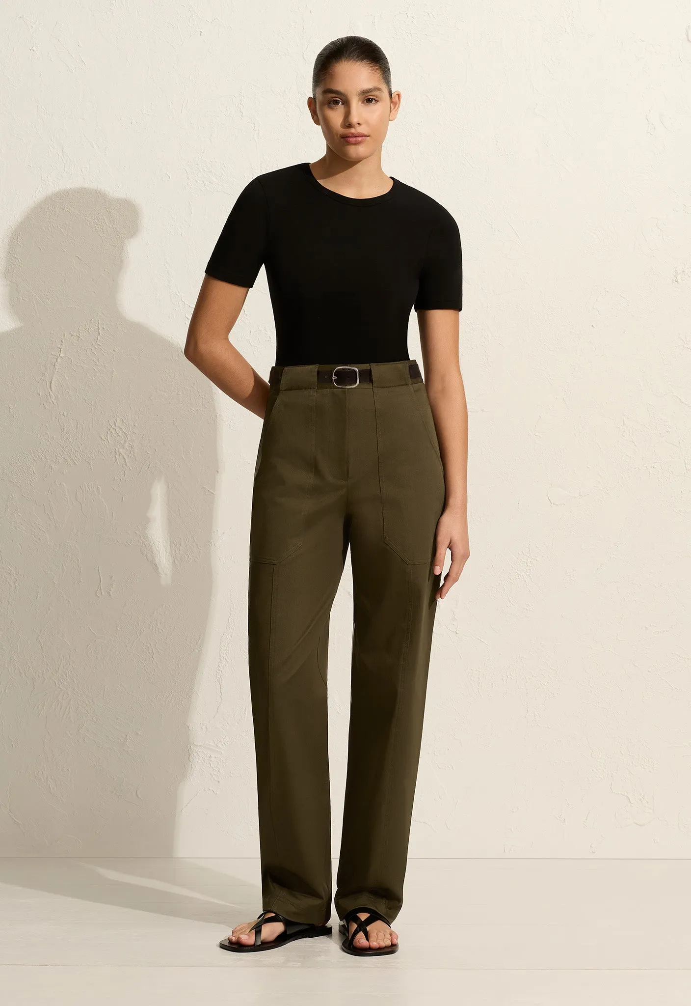 Utility Trouser - Olive sold by Matteau