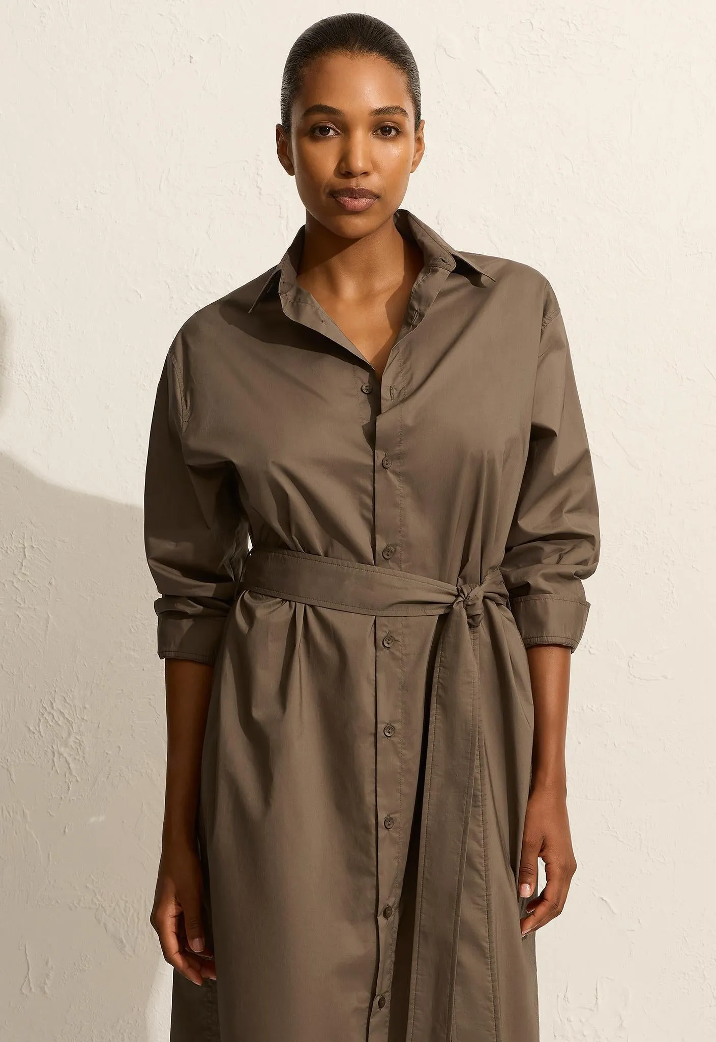 Everyday Shirt Dress - Birch sold by Matteau product image thumbnail 2