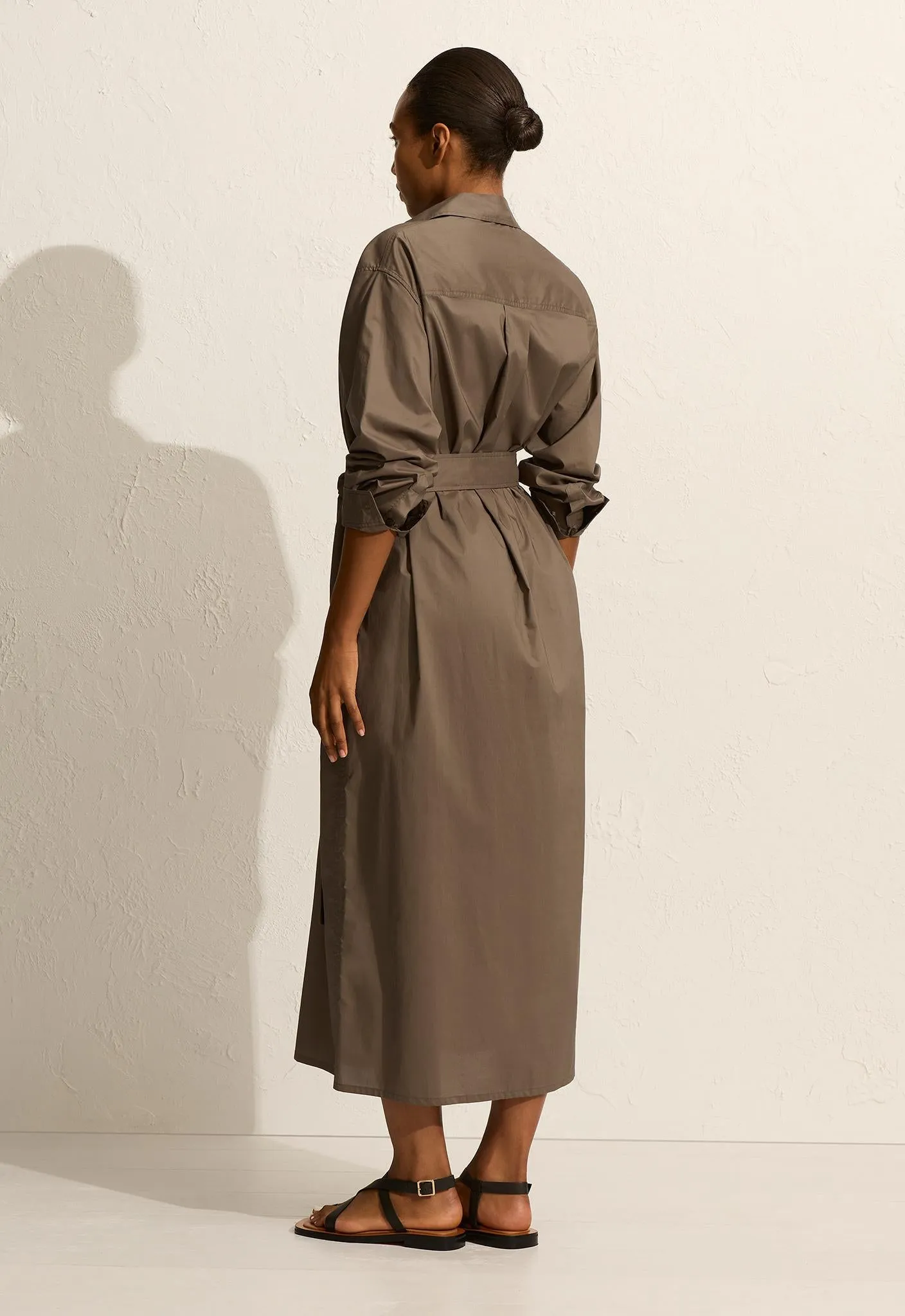 Everyday Shirt Dress - Birch sold by Matteau product image thumbnail 4