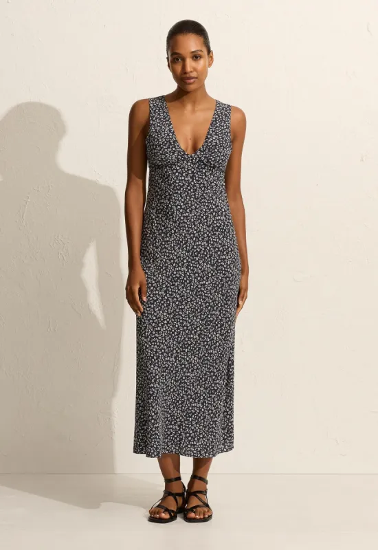 Plunge Slip Dress - Dandelion sold by Matteau