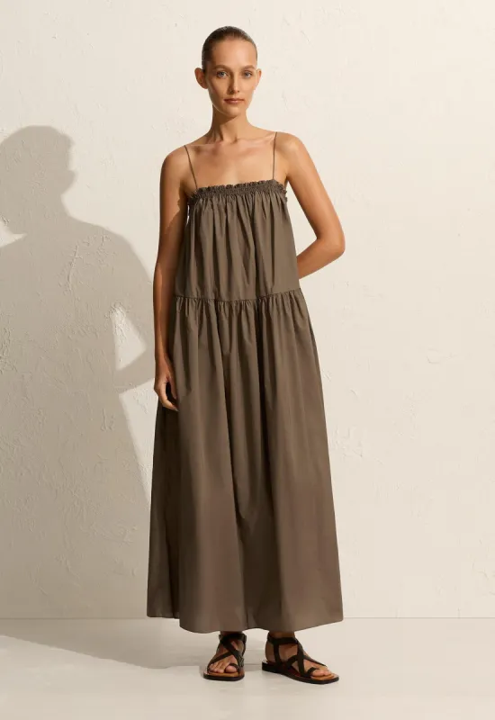 Gathered Single Tier Sundress - Birch made by Matteau