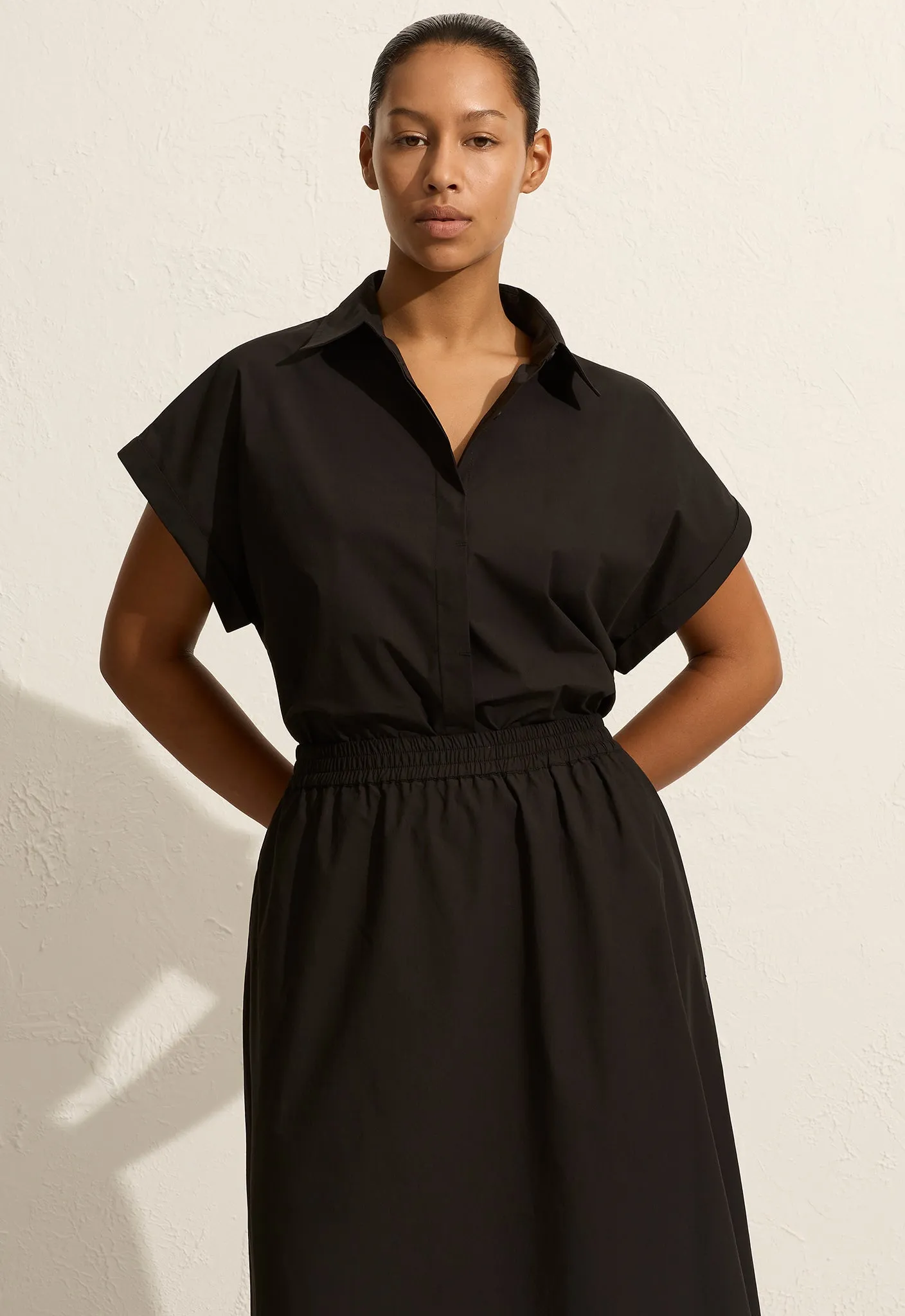 Relaxed Everyday Skirt - Black sold by Matteau product image thumbnail 2