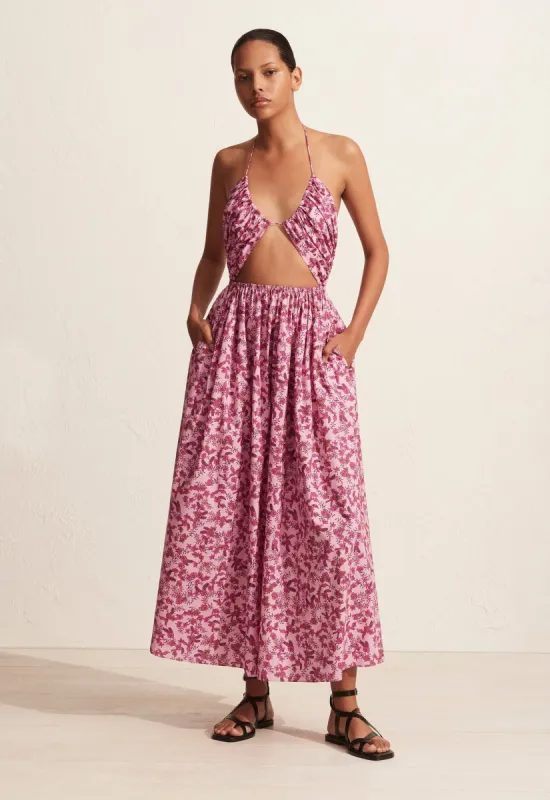 The Bandeau Tie Dress - Hyacinth sold by Matteau