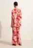 The Long Sleeve Silk Shirt - Ginger Palm sold by Matteau