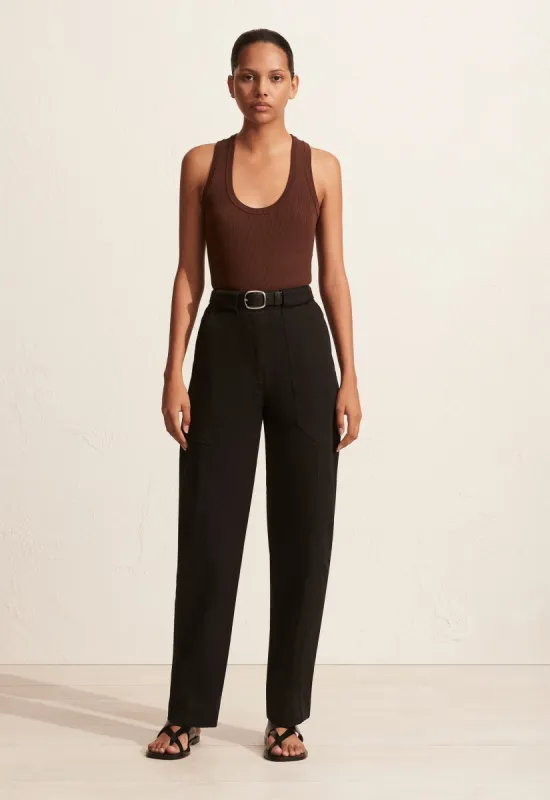 Ribbed Tank - Cacao sold by Matteau