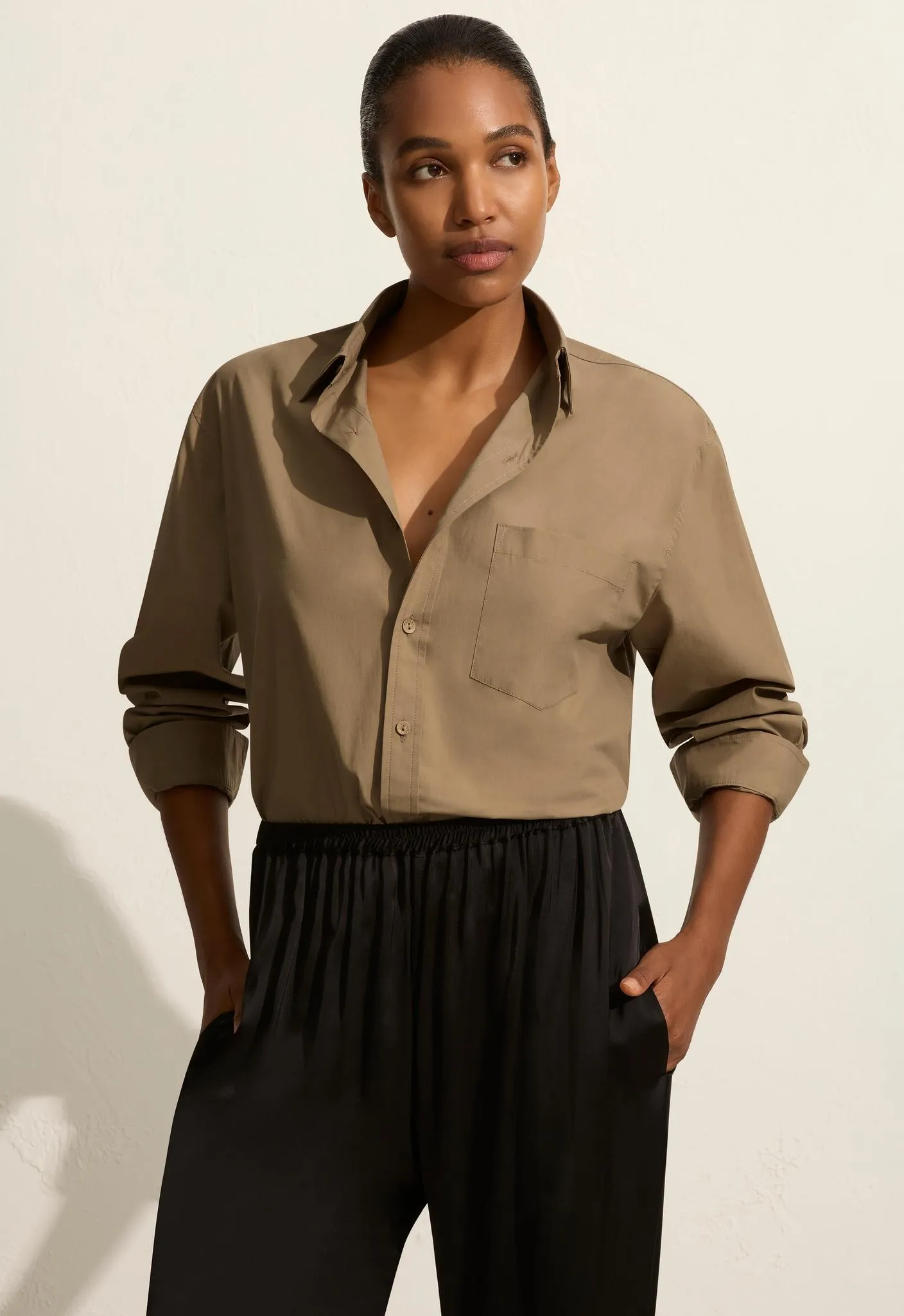 Relaxed Shirt - Taupe sold by Matteau product image thumbnail 2