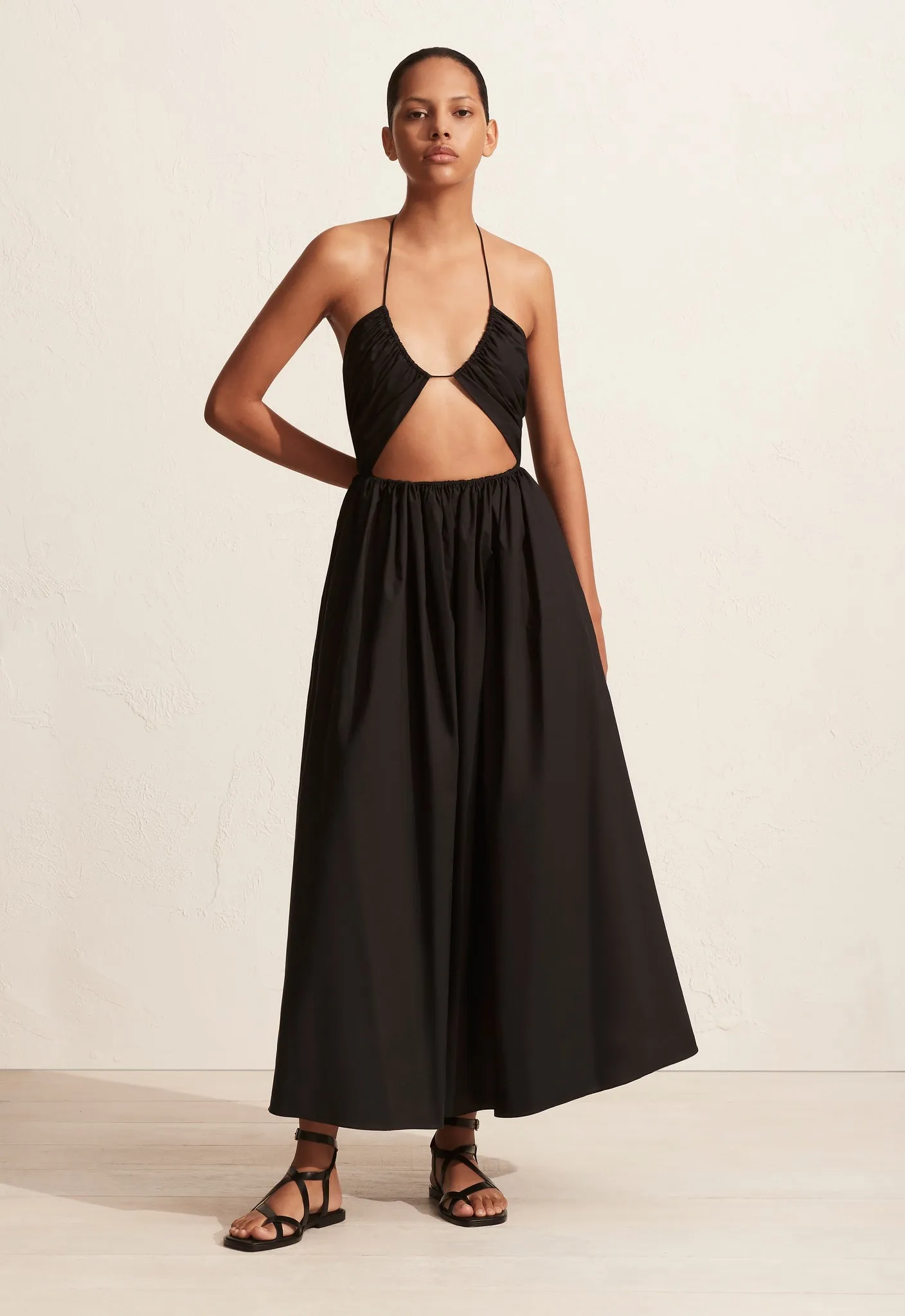 The Bandeau Tie Dress - Black sold by Matteau