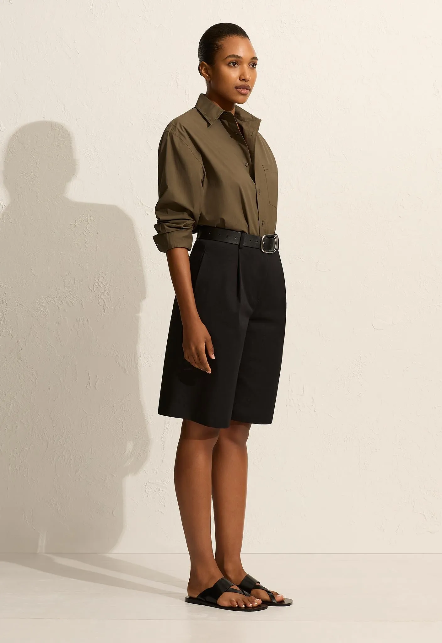 Relaxed Shirt - Olive sold by Matteau product image thumbnail 3