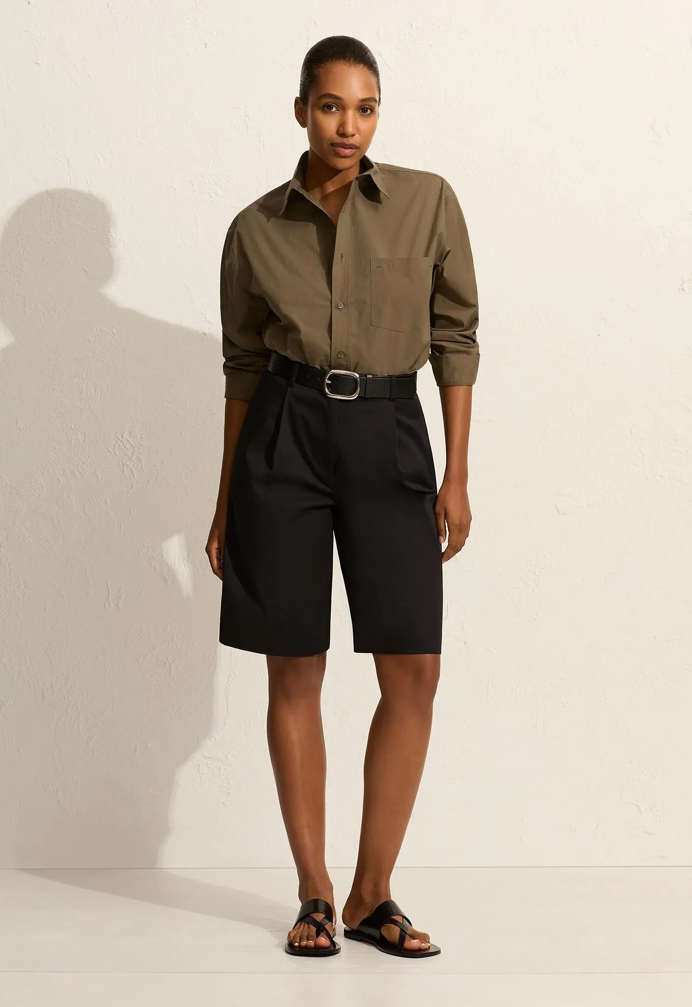 Relaxed Shirt - Olive sold by Matteau product image thumbnail 2