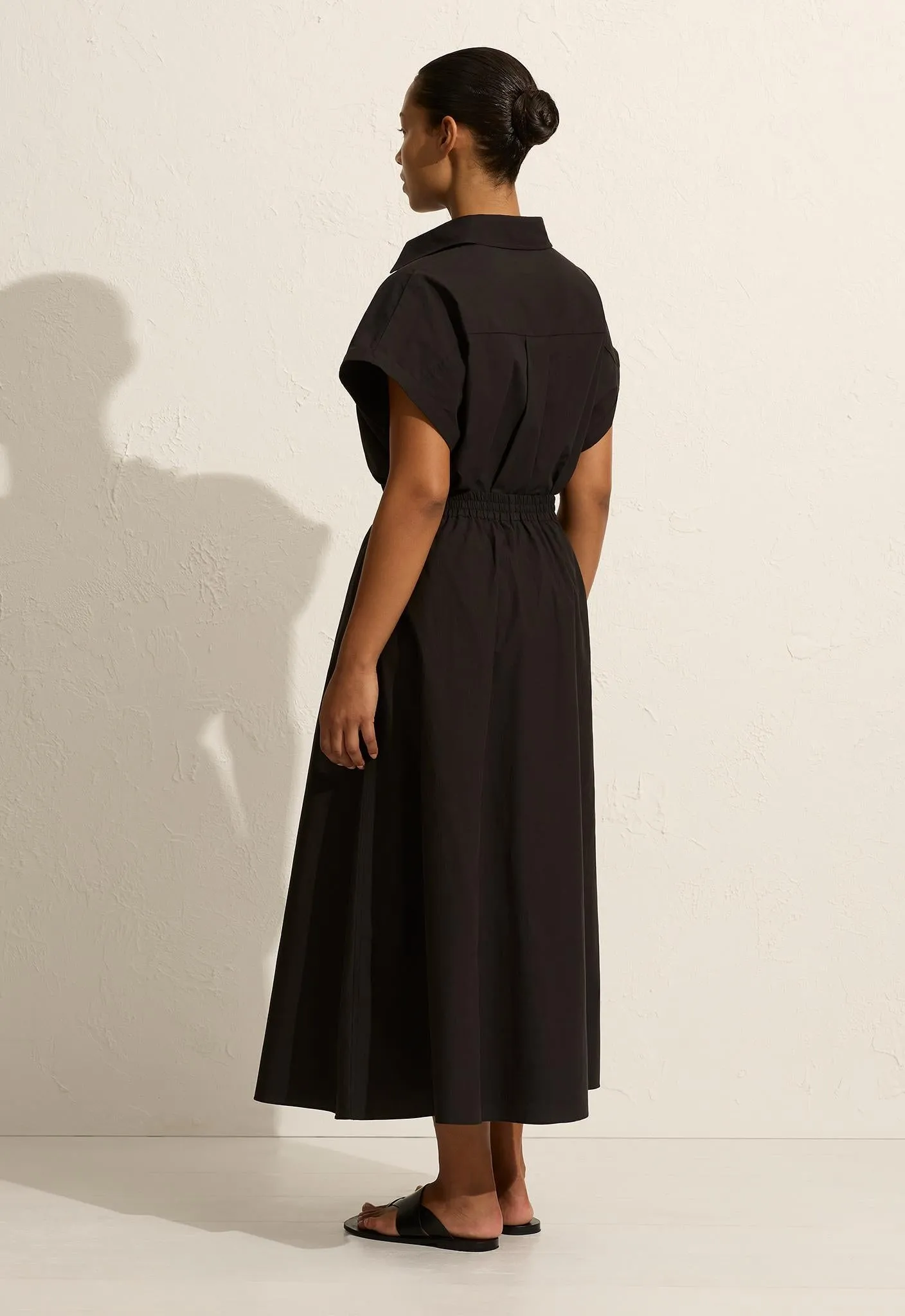 Relaxed Sleeveless Shirt - Black sold by Matteau product image thumbnail 4