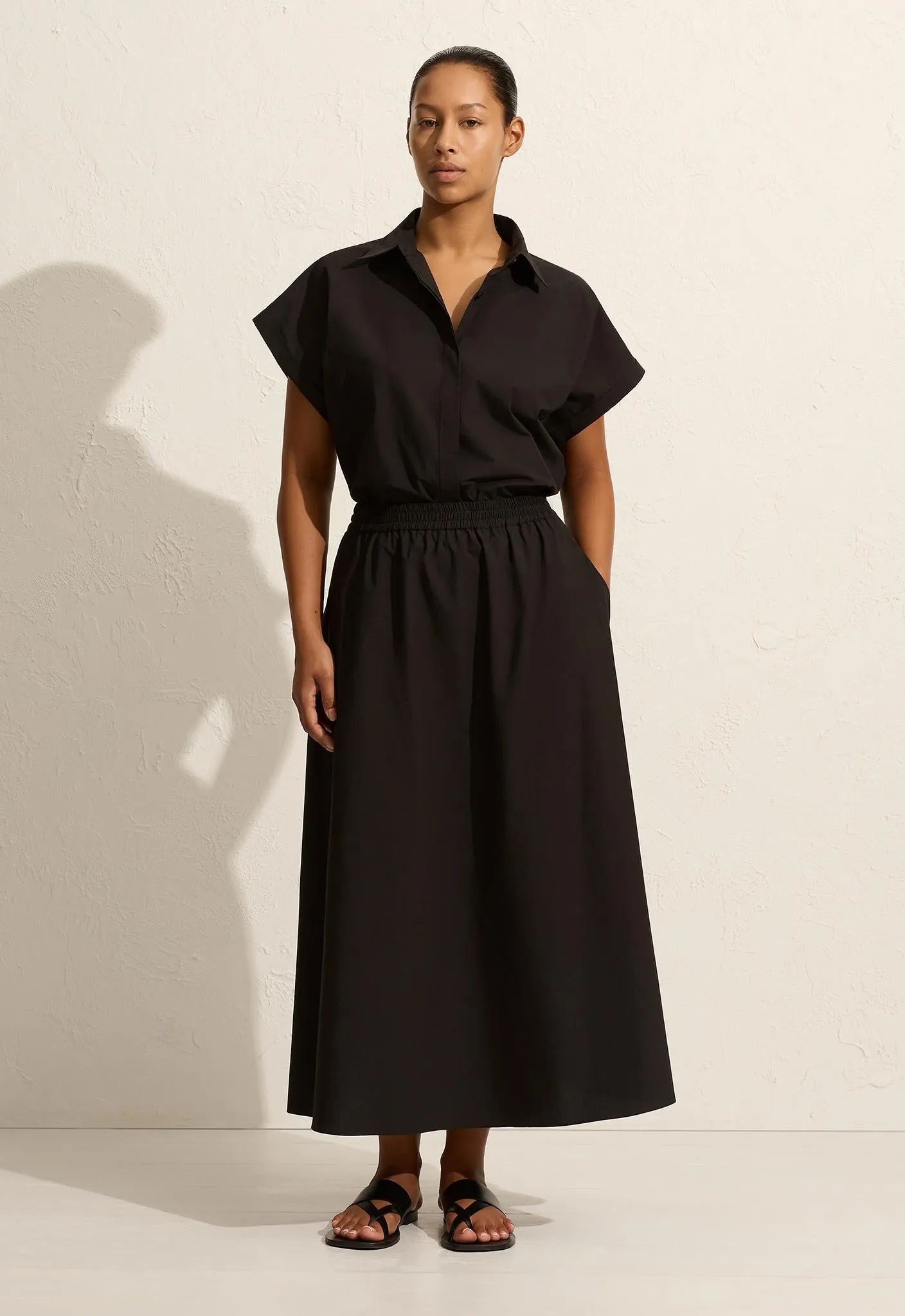 Relaxed Sleeveless Shirt - Black sold by Matteau product image thumbnail 2
