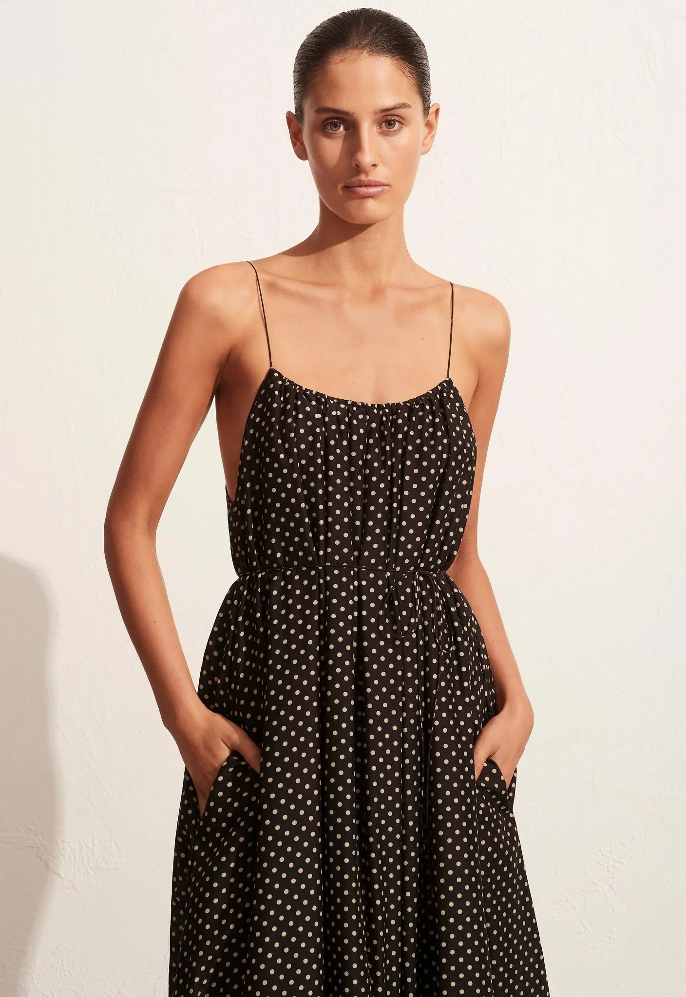 Single Tier Sundress - Polka Dot sold by Matteau product image thumbnail 3