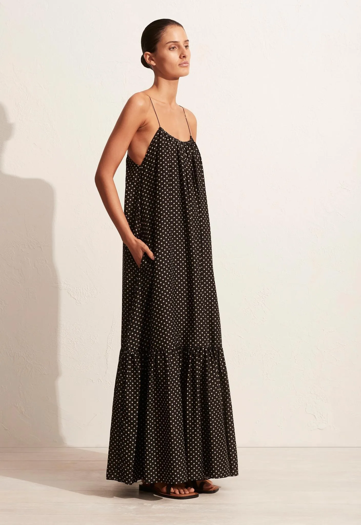 Single Tier Sundress - Polka Dot sold by Matteau product image thumbnail 2