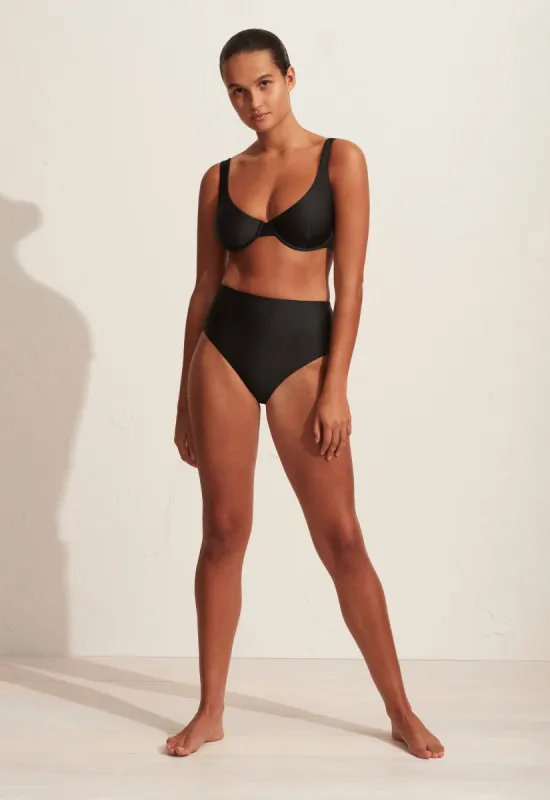 Underwire Plunge Top - Black sold by Matteau