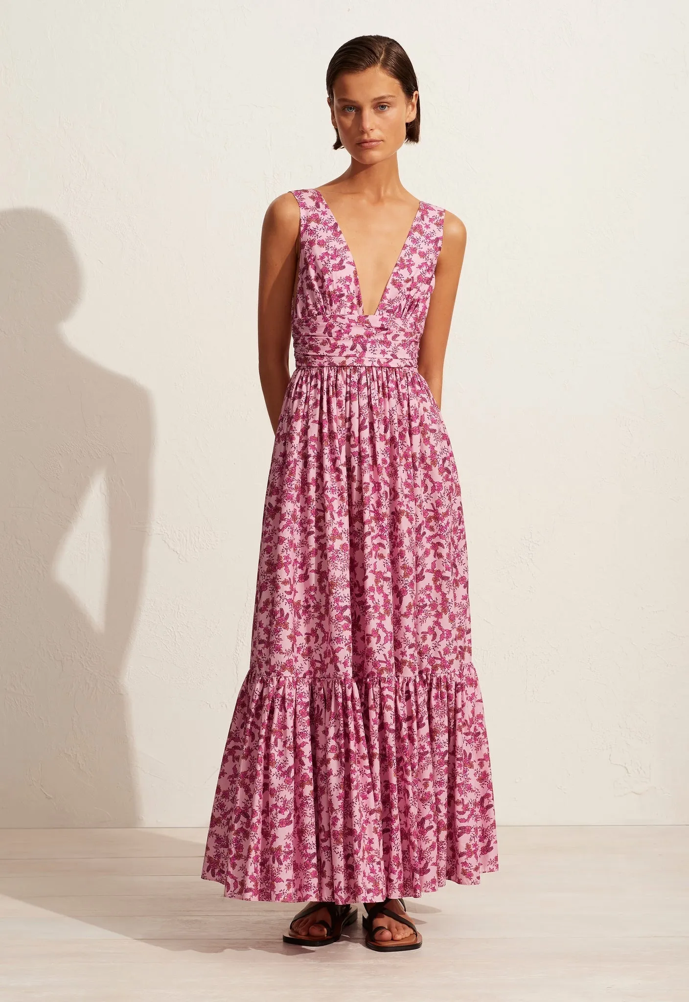 【AJE】パールフリル袖ミディドレスTwyla Midi Dress Aje Twyla Midi Dress | David Jones