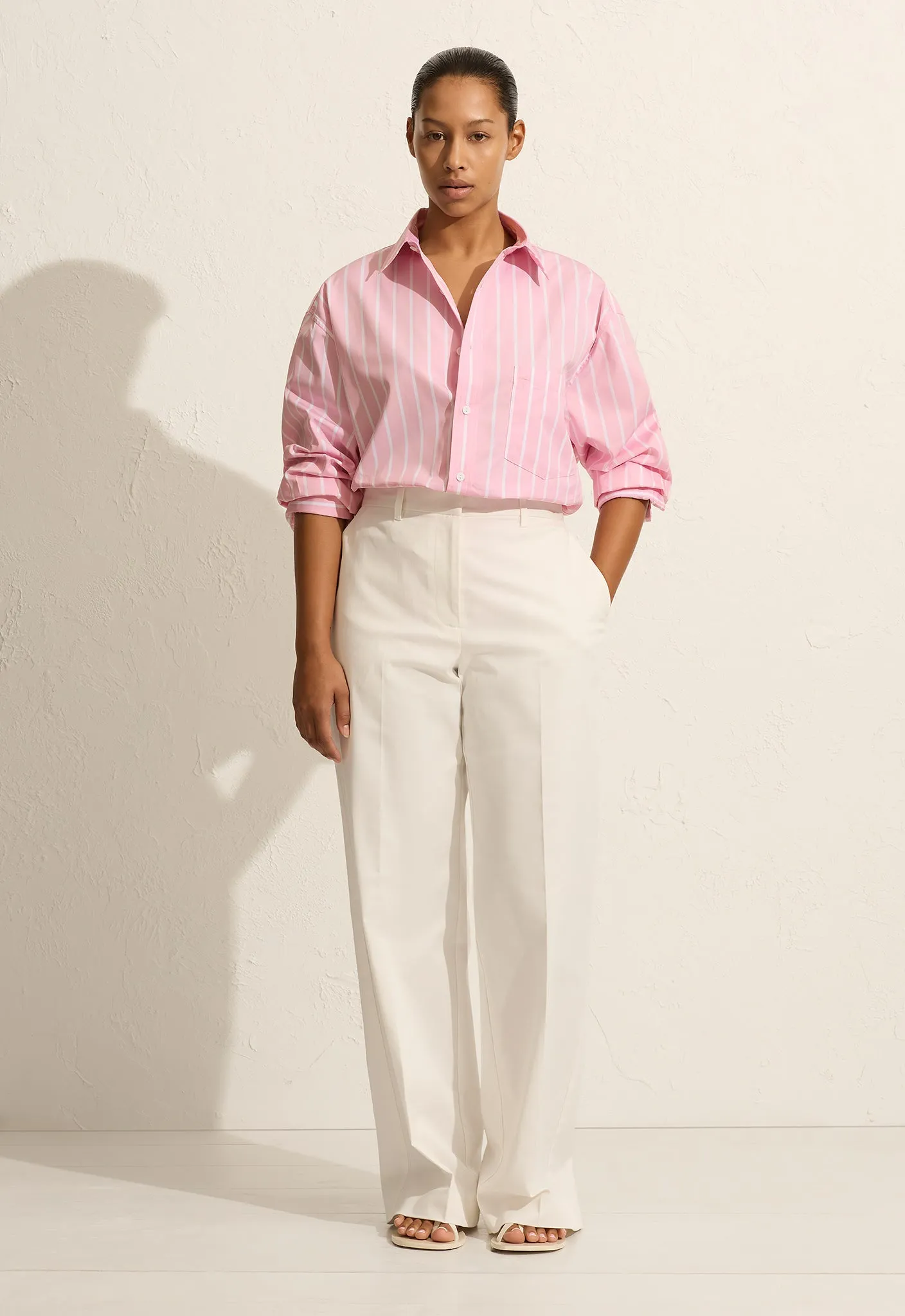Classic Stripe Shirt - Sorbet Stripe sold by Matteau product image thumbnail 2