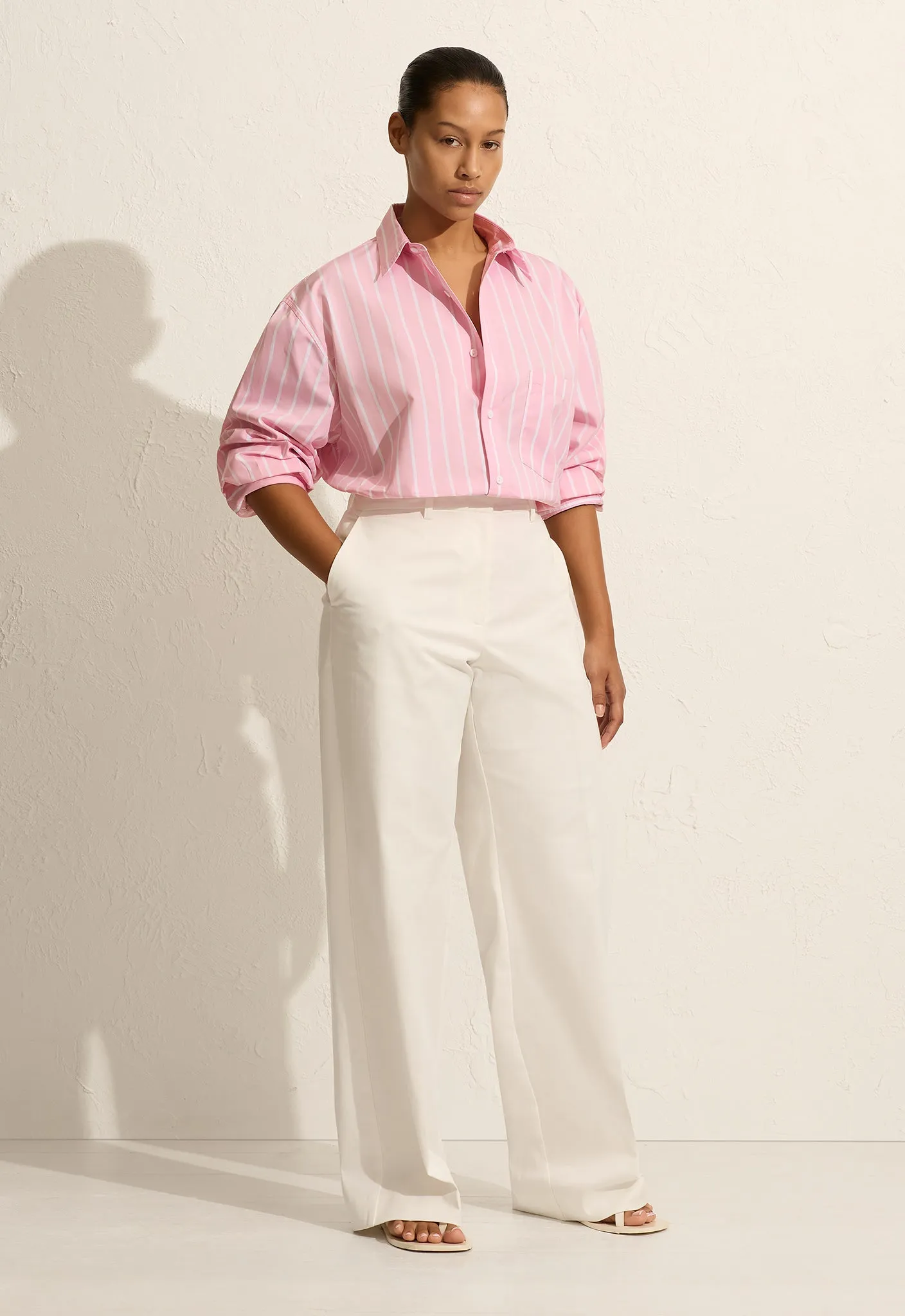 Classic Stripe Shirt - Sorbet Stripe sold by Matteau product image thumbnail 3