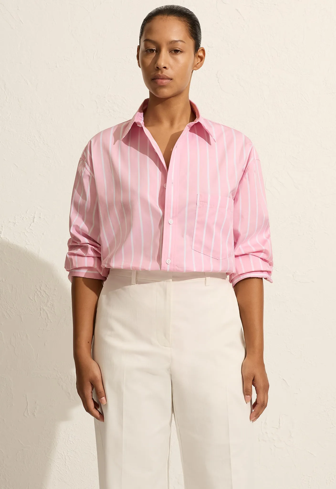 Classic Stripe Shirt - Sorbet Stripe sold by Matteau