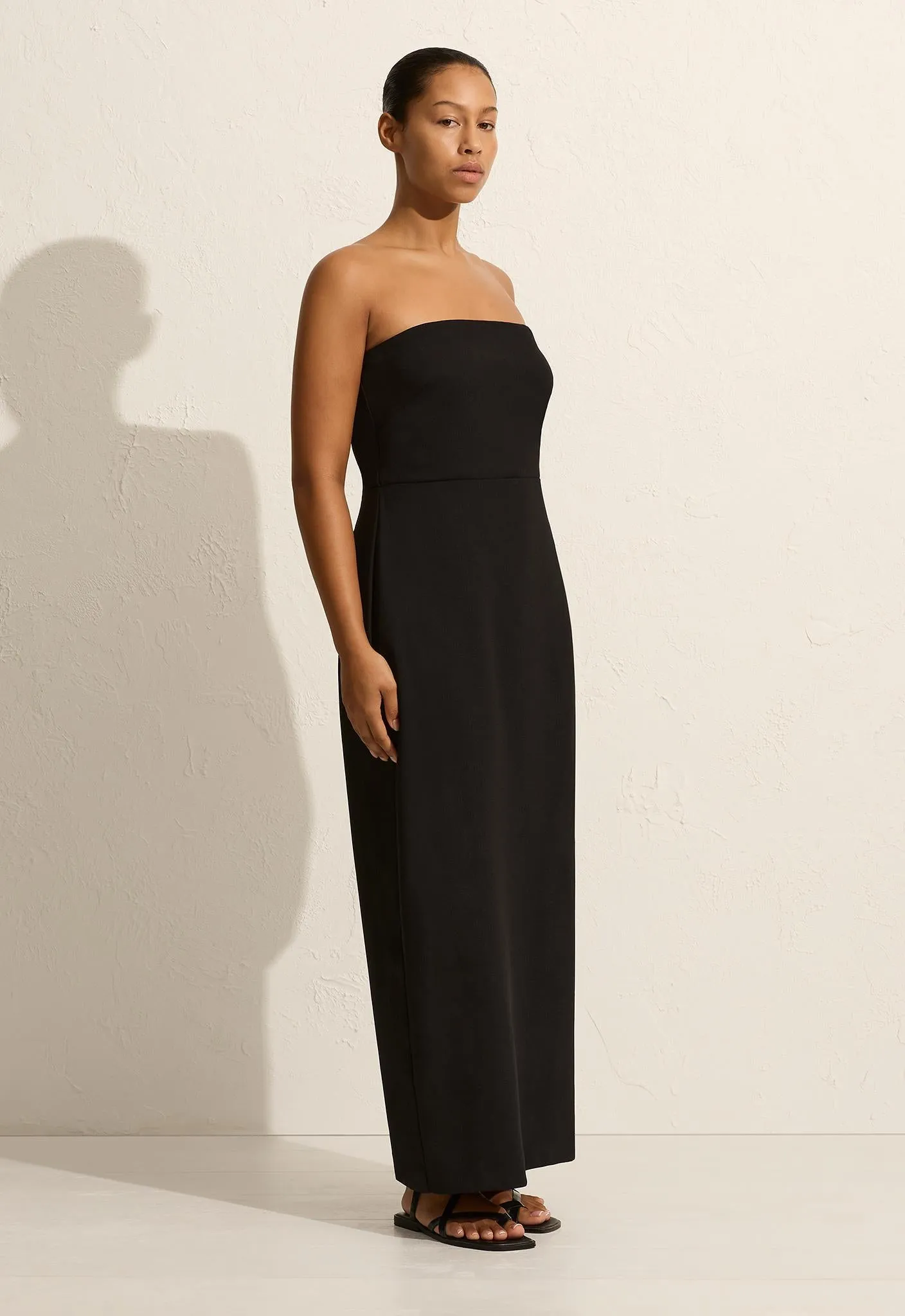 Crepe Strapless Dress - Black sold by Matteau product image thumbnail 3