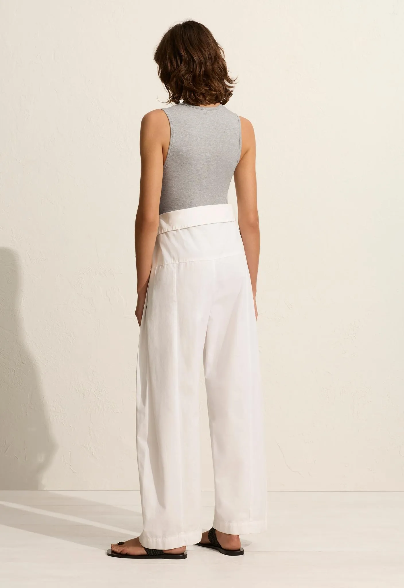 Deep U Tank - Heather Grey sold by Matteau product image thumbnail 4