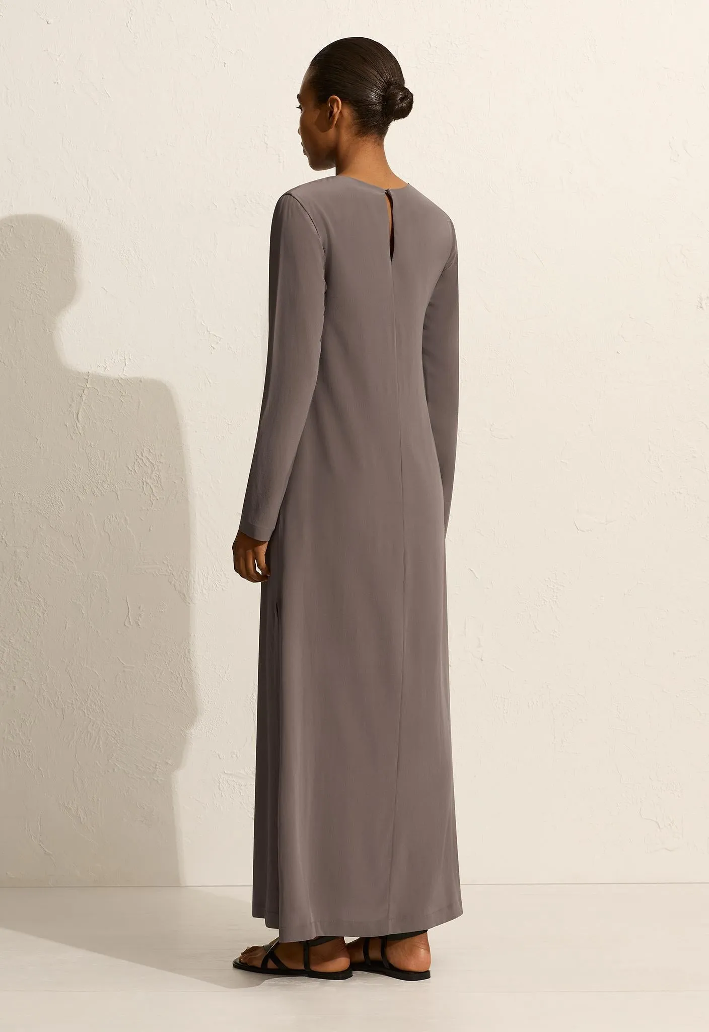Long Sleeve Column Dress - Slate sold by Matteau product image thumbnail 4