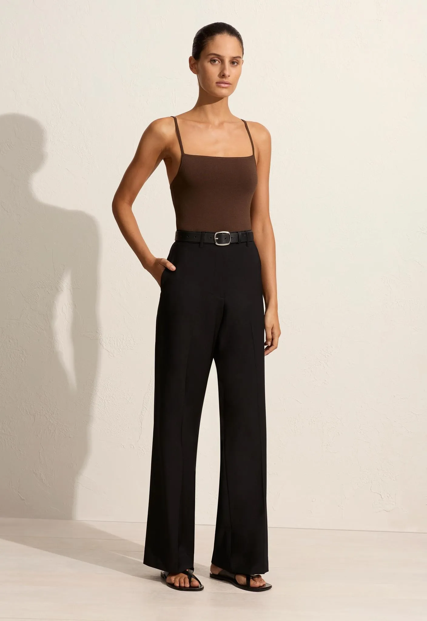 Square Knit Top Cacao sold by Matteau product image thumbnail 3