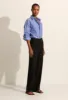 Classic Stripe Shirt - Lapis Stripe sold by Matteau