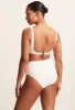 High Waist Brief - Chalk Crinkle sold by Matteau