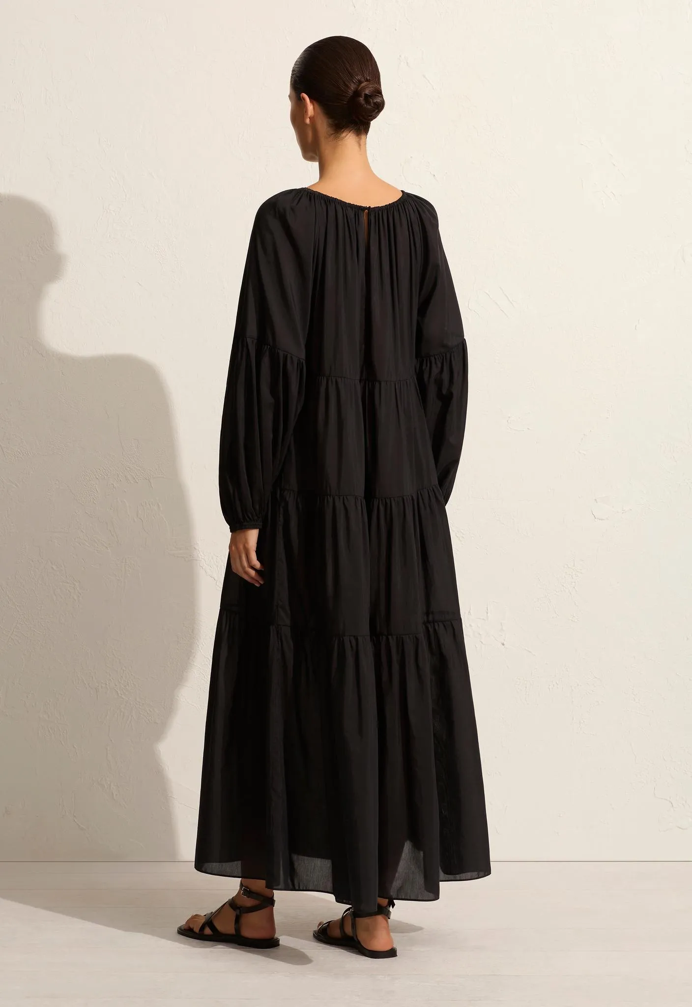 Voluminous Tiered Dress - Black sold by Matteau product image thumbnail 4