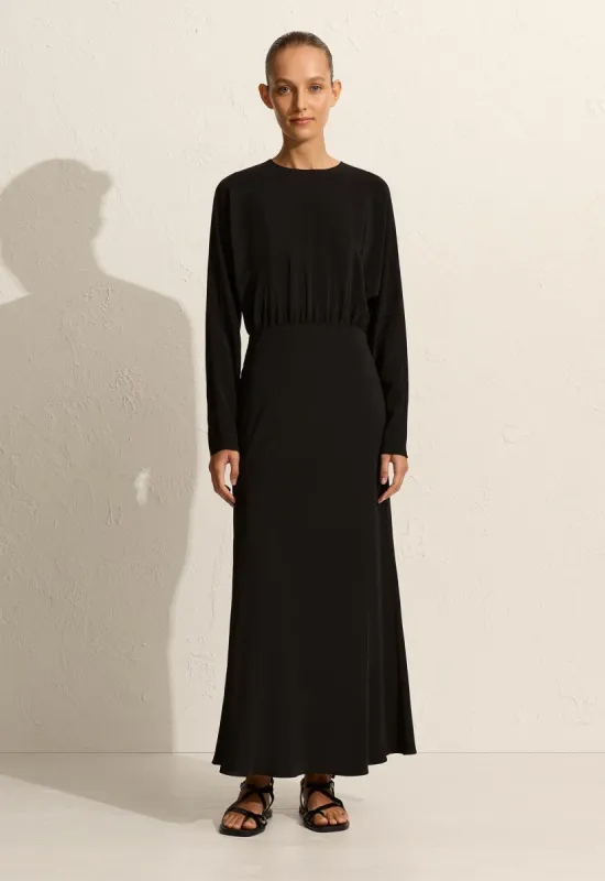 Magyar Bias Slip Dress - Black sold by Matteau