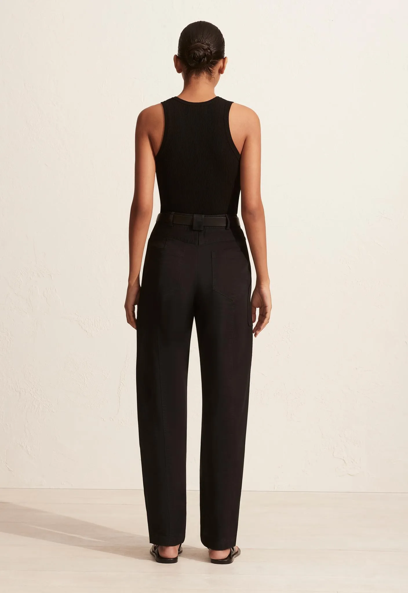 Ribbed Tank - Black sold by Matteau product image thumbnail 3