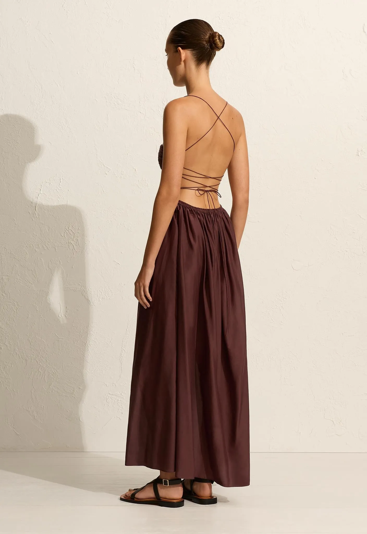 ■アメリヴィンテージ MEDI GATHER NEGLIGEE DRESS M □アメリヴィンテージ MEDI GATHER NEGLIGEE DRESS M MEDI WAVE