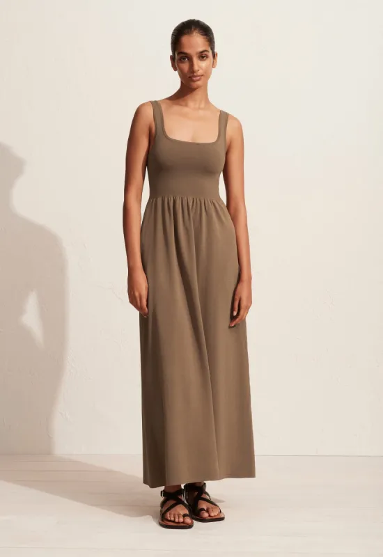 Classic Knit Dress - Cinnamon sold by Matteau