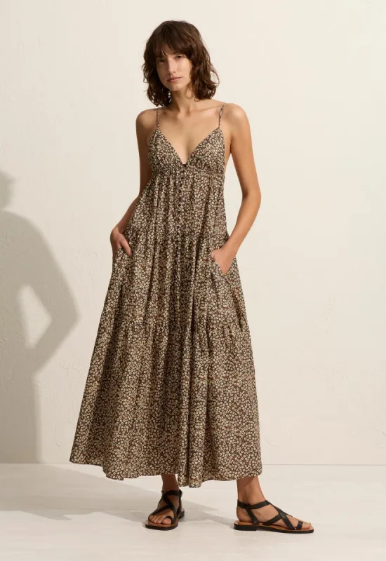 Triangle Tiered Sundress - Chamomile sold by Matteau