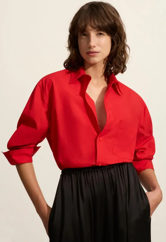 Relaxed Shirt - Rosso sold by Matteau