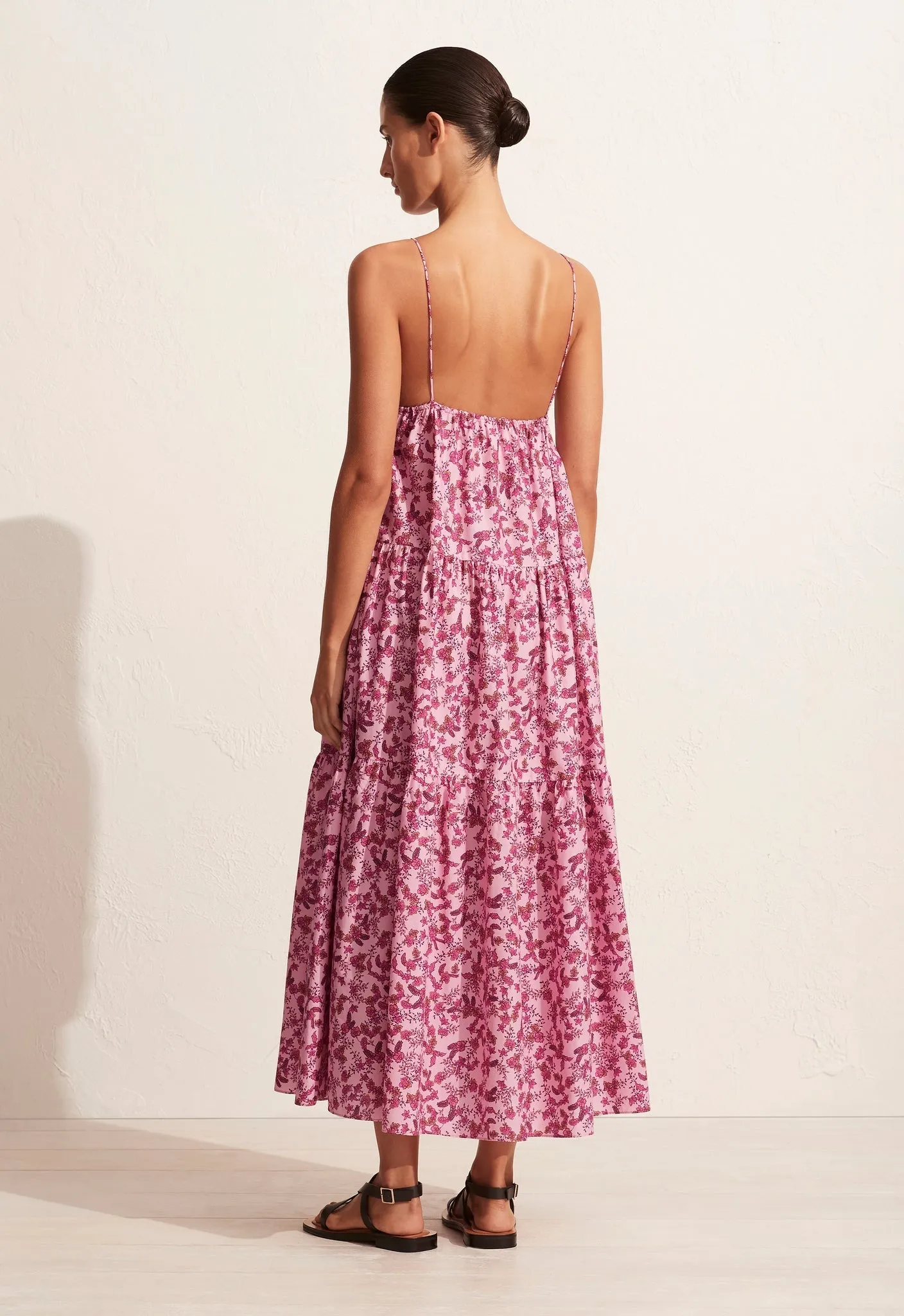 The Triangle Tiered Sundress - Hyacinth sold by Matteau product image thumbnail 4