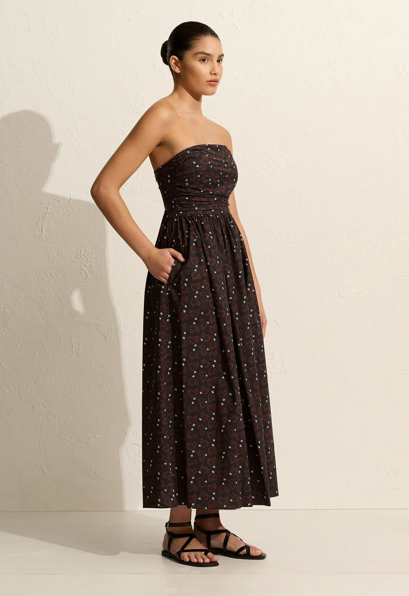 Strapless Lace Up Dress - Casablanca sold by Matteau product image thumbnail 3