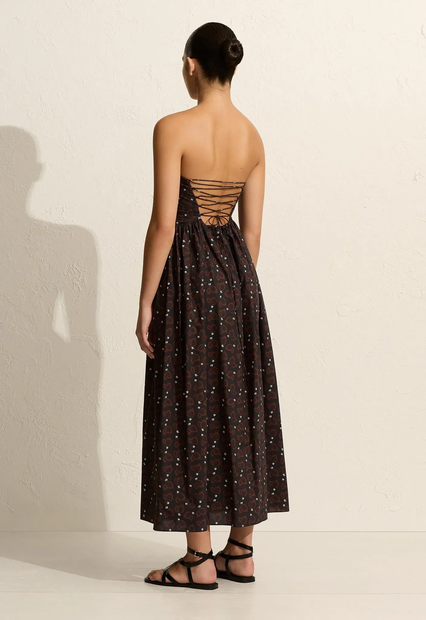 Strapless Lace Up Dress - Casablanca sold by Matteau product image thumbnail 4