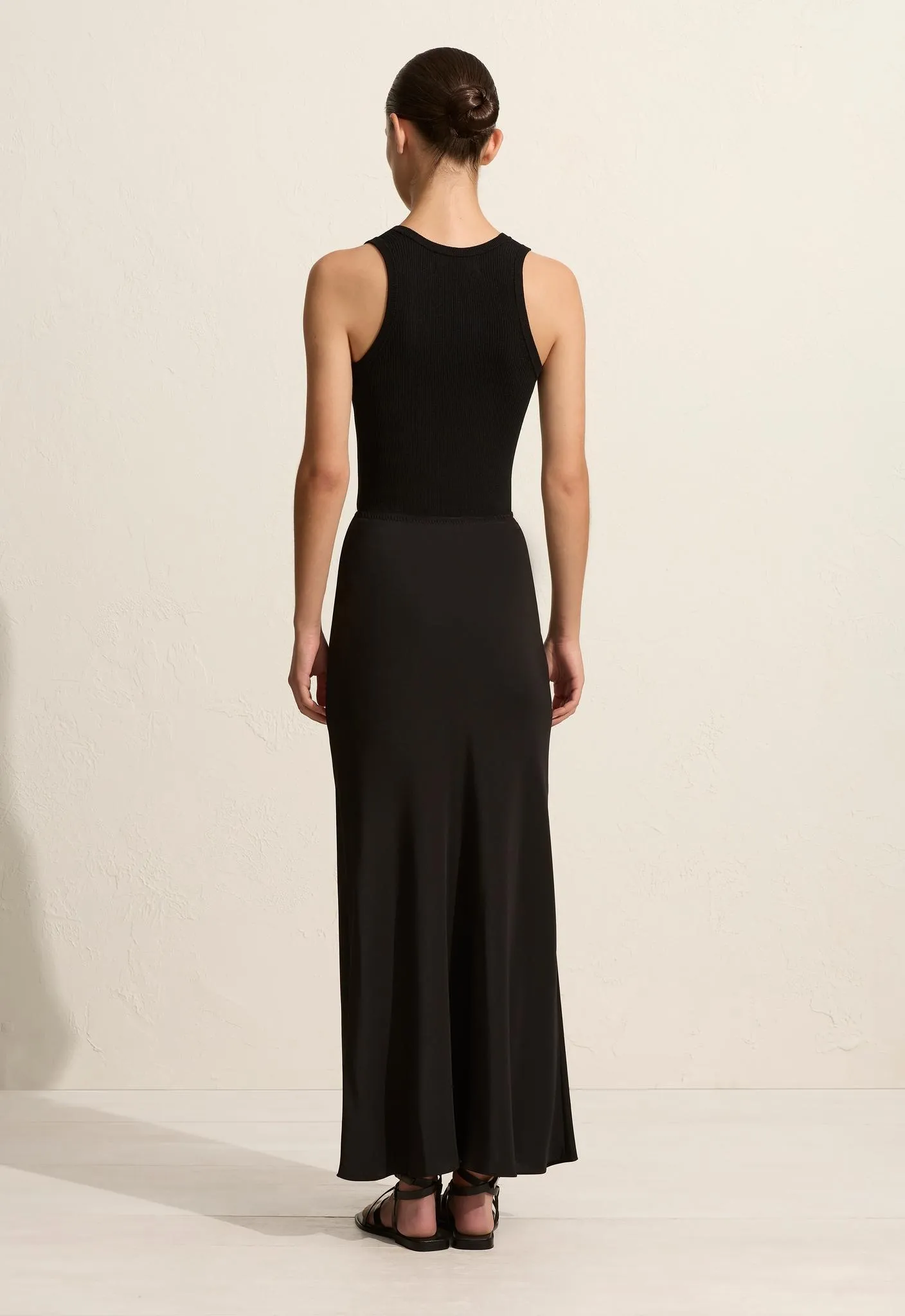 Bias Elastic Skirt - Black sold by Matteau product image thumbnail 4