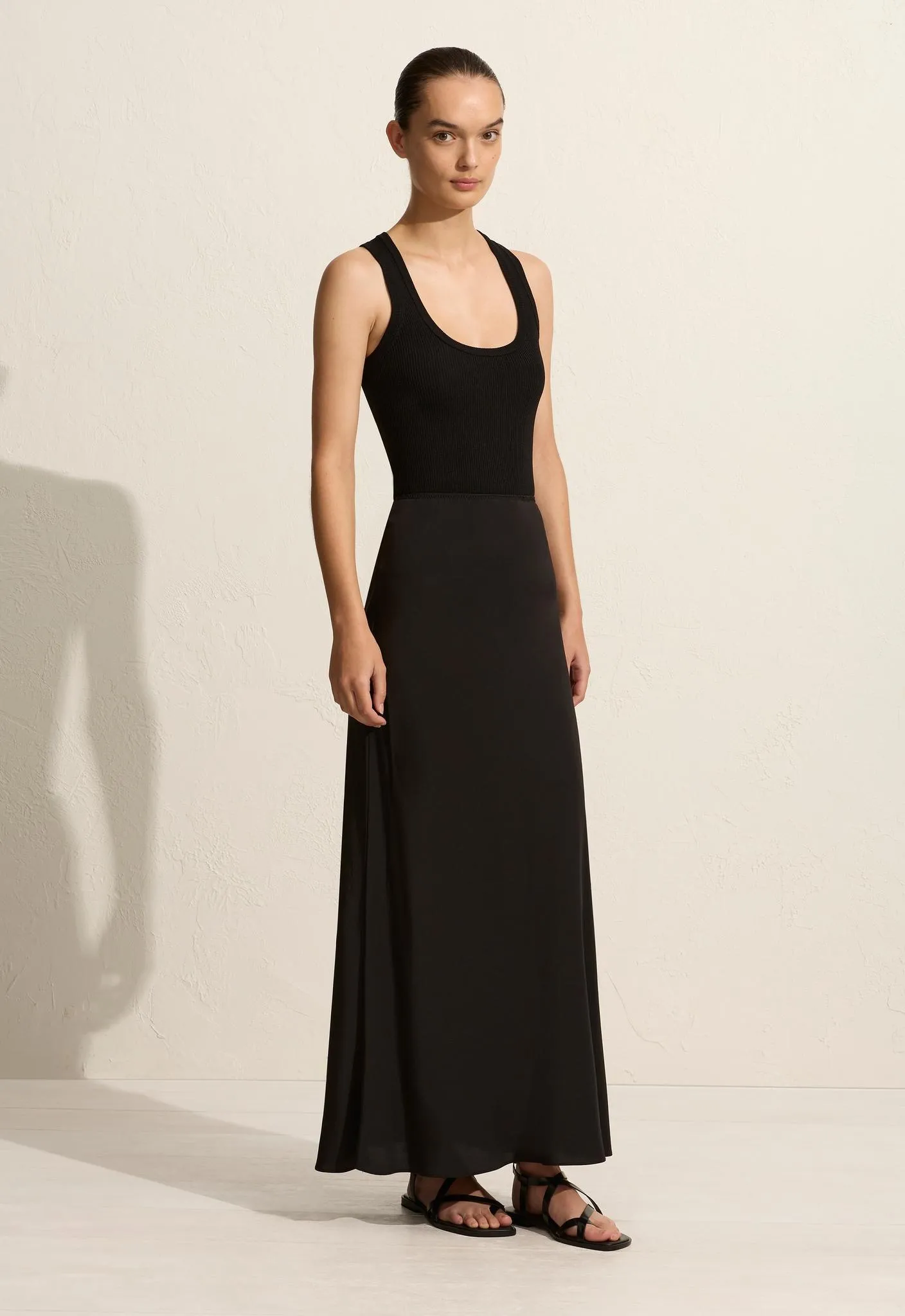 Bias Elastic Skirt - Black sold by Matteau product image thumbnail 2