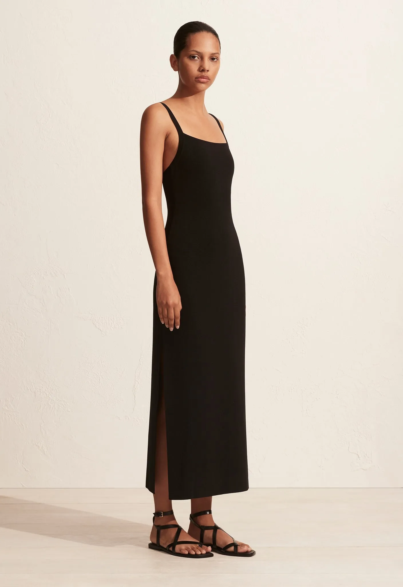 Square Knit Dress - Black sold by Matteau product image thumbnail 3