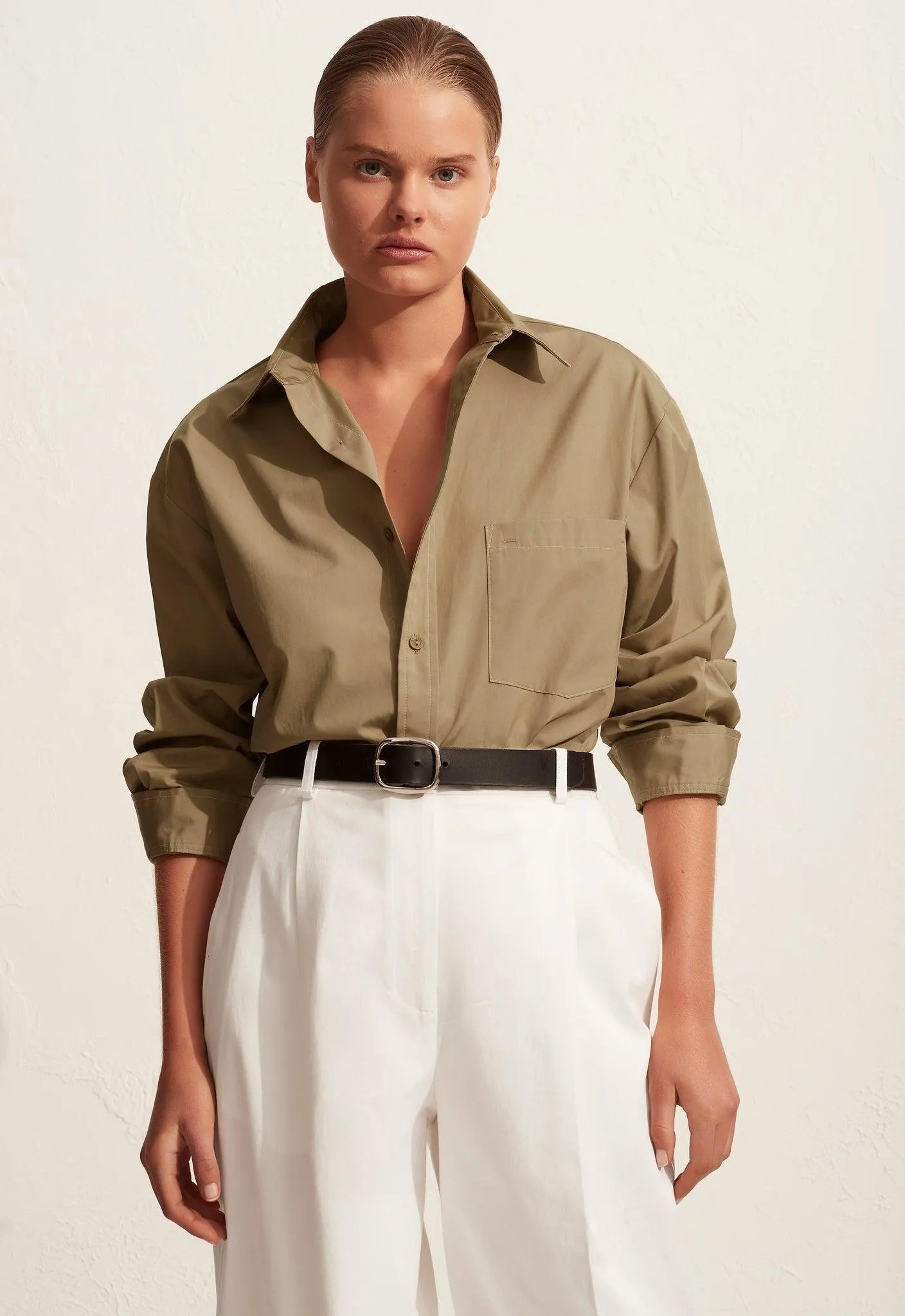 Classic Pocket Shirt - Stone sold by Matteau product image thumbnail 2