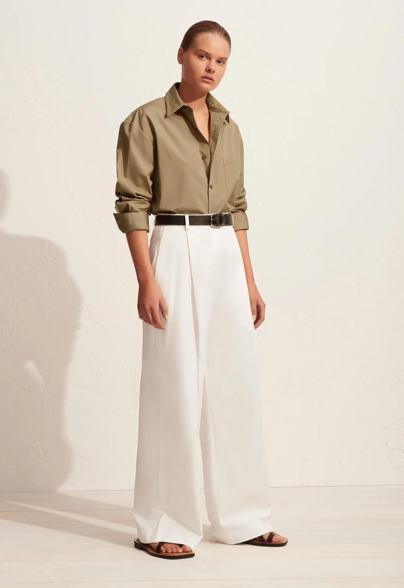 Classic Pocket Shirt - Stone sold by Matteau product image thumbnail 3