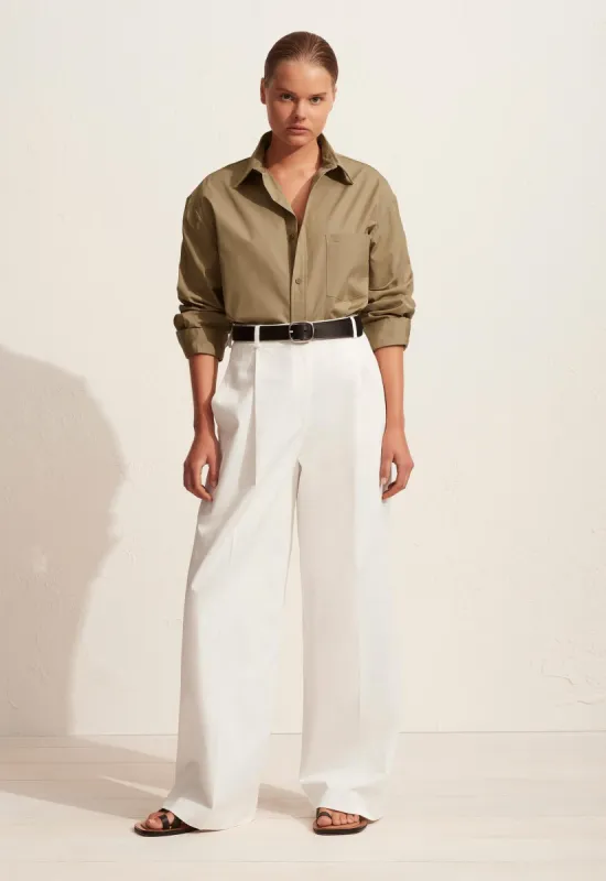 Classic Pocket Shirt - Stone sold by Matteau