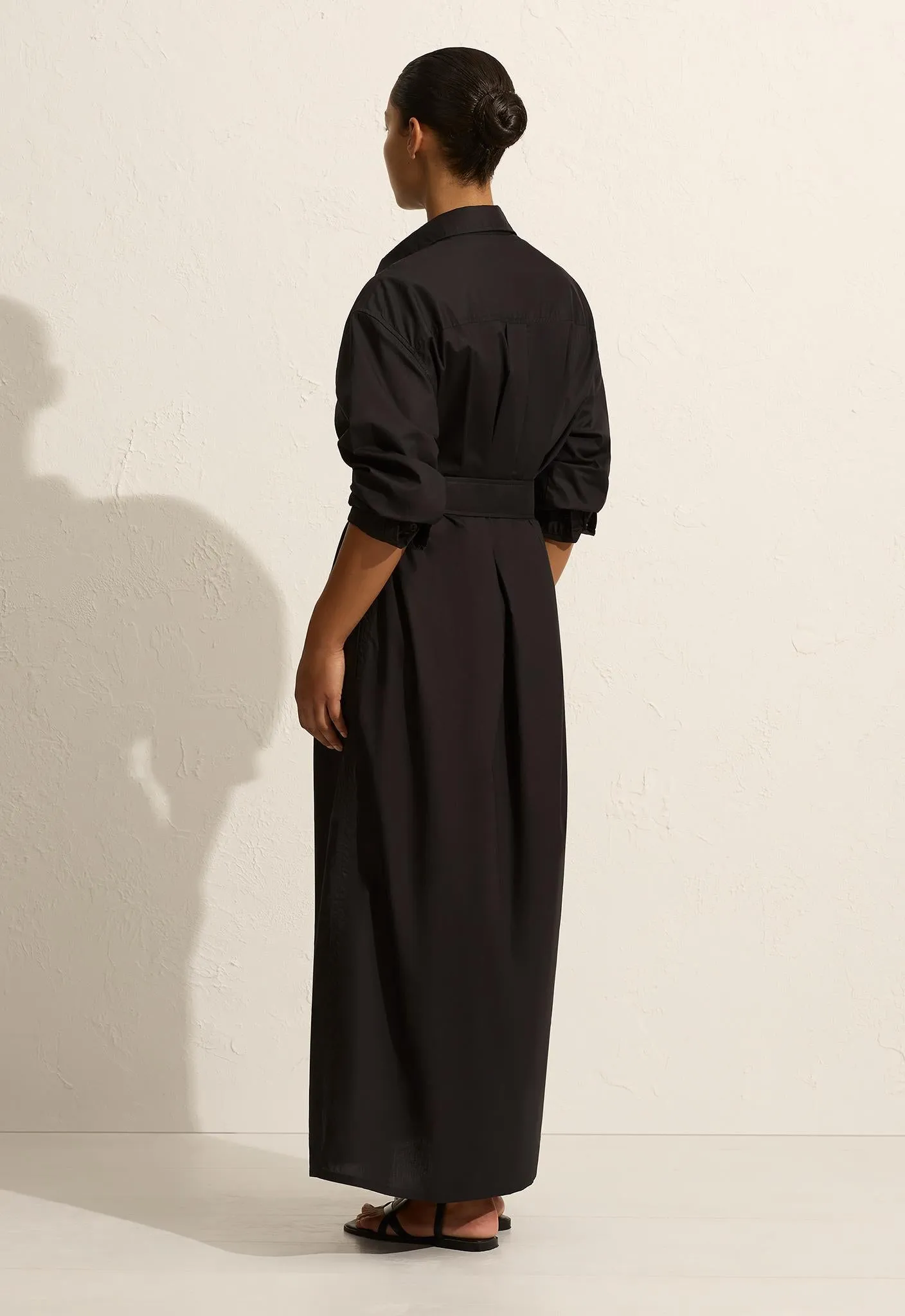 Everyday Shirt Dress - Black sold by Matteau product image thumbnail 4