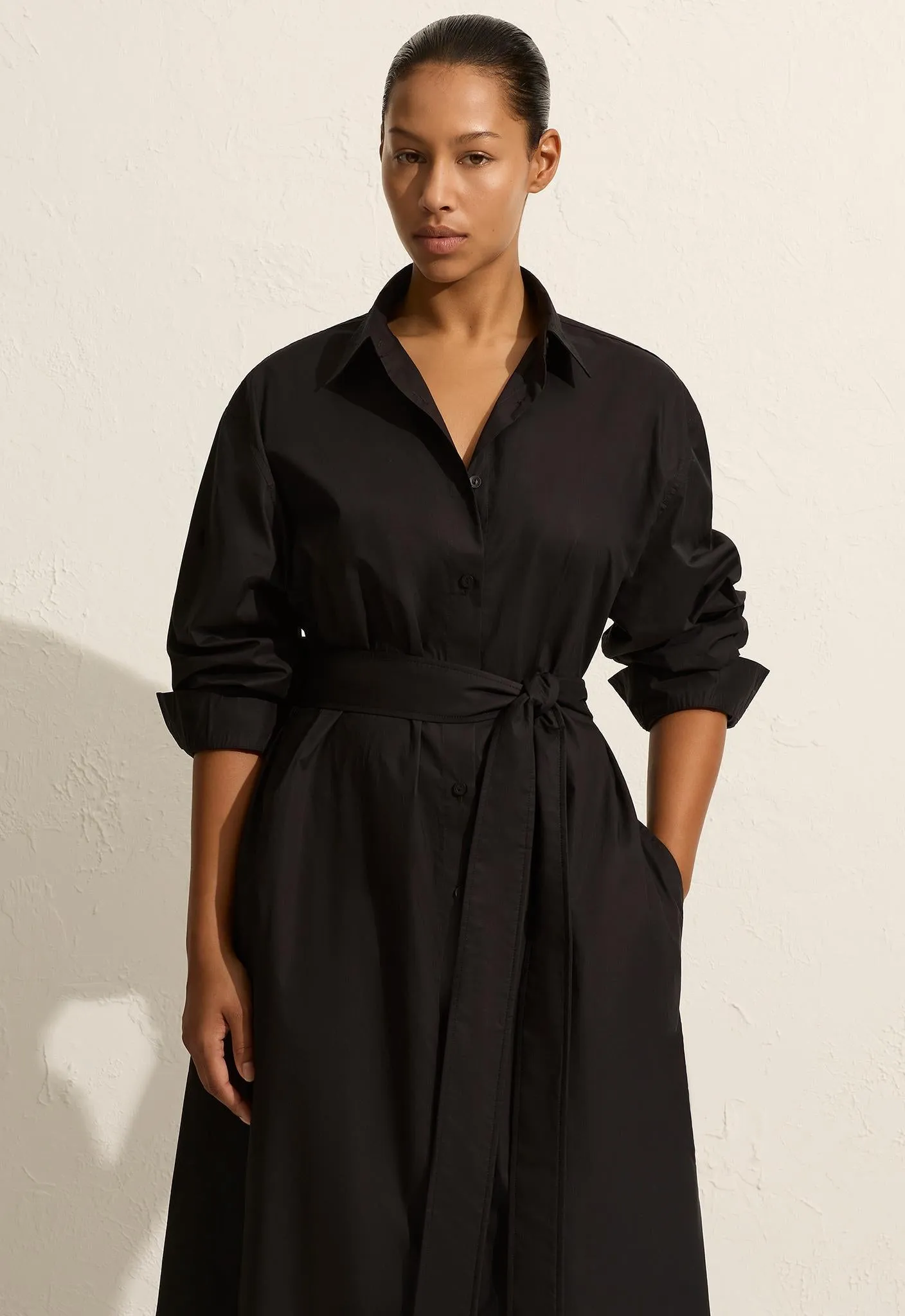 Everyday Shirt Dress - Black sold by Matteau product image thumbnail 2